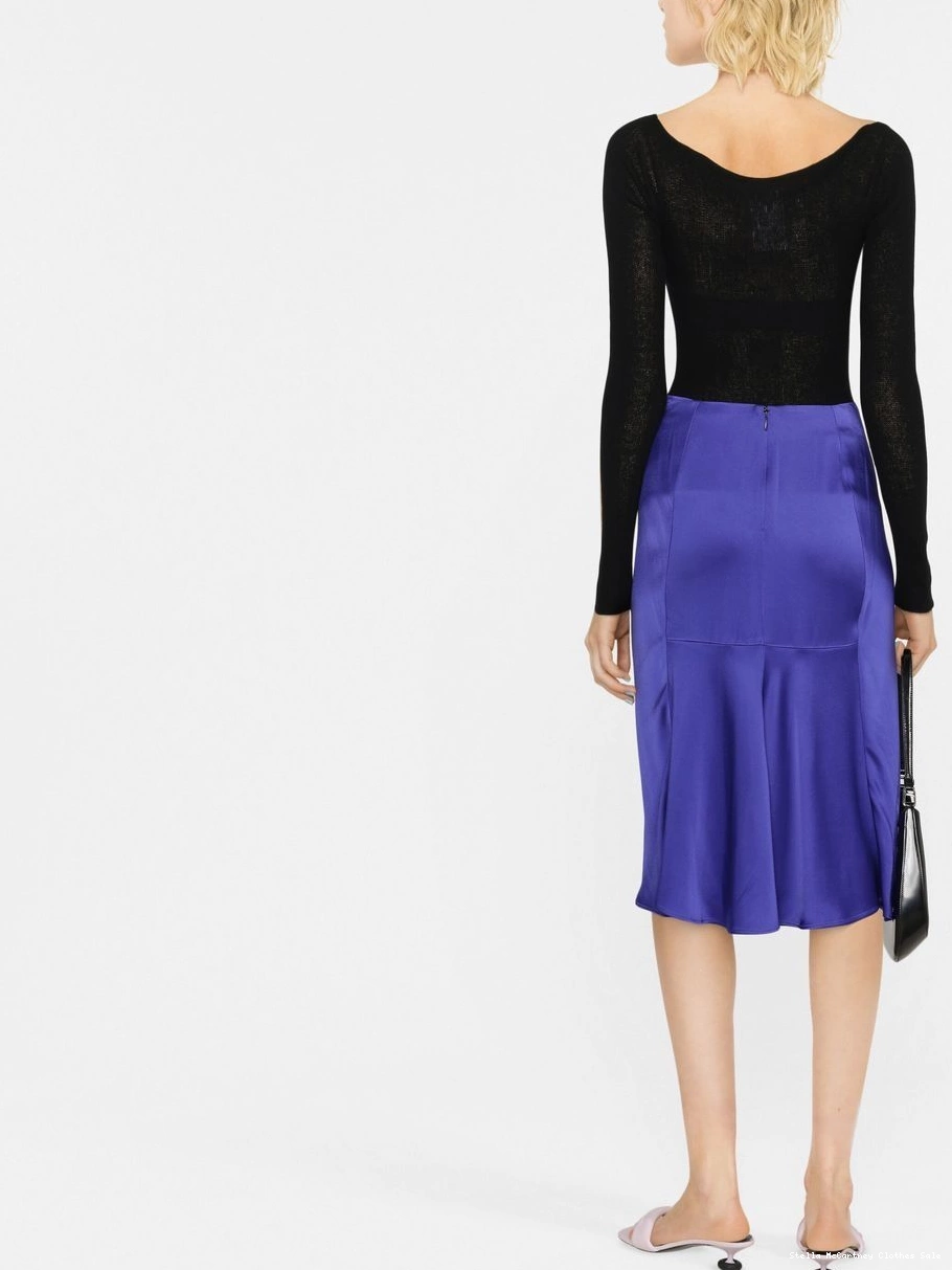 Cheap Stella Women satin-finish high-waisted McCartney skirt 0503